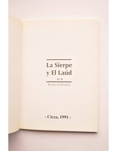 La sierpe y el laud. Revista de literatura. nº...