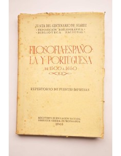 Filosofía española y portuguesa. De 1500 a 1650....