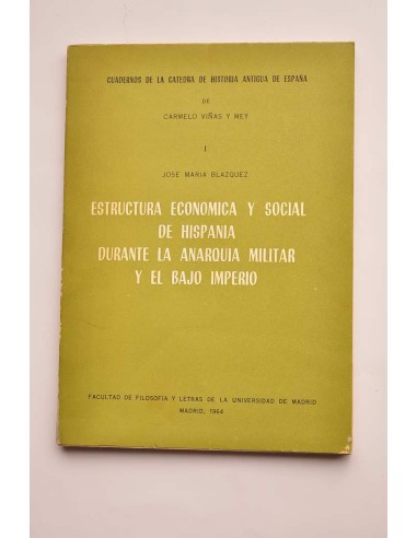 Estructura económica y social de Hispania...
