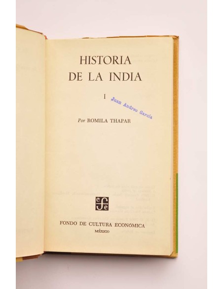 Historia de la India. Tomo I