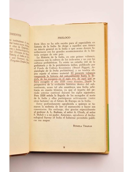 Historia de la India. Tomo I