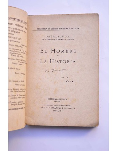 El hombre y la historia (ensayo de sociología...