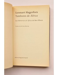 Tambores de África. Las memorias de África de Bror Blixen 2