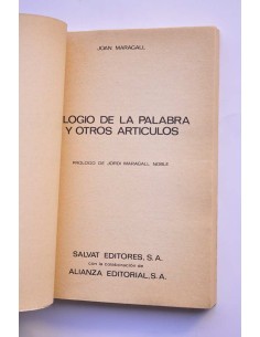 Elogio de la palabra y otros artículos 2
