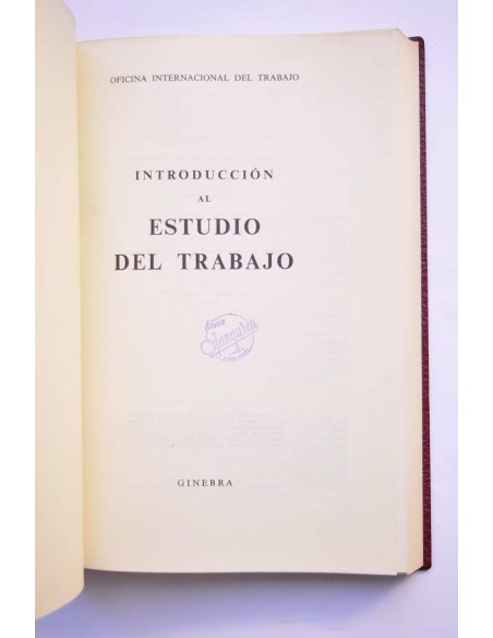 Introducción al estudio del trabajo