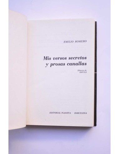 Mis versos secretos y prosas canallas