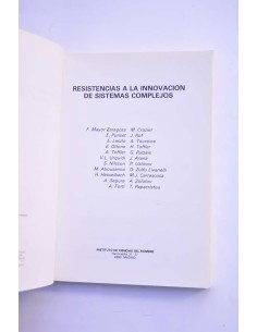 Resistencia a la innovación de sistemas complejos. III... 2