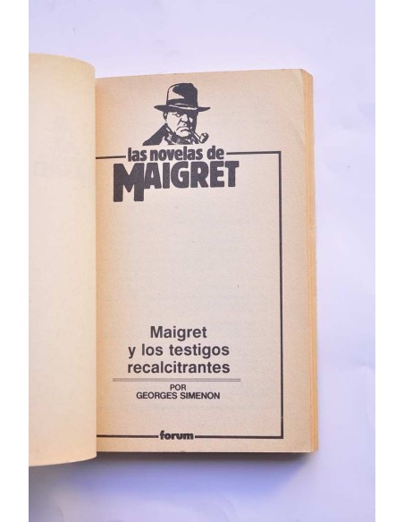 Maigret y los testigos recalcitrantes