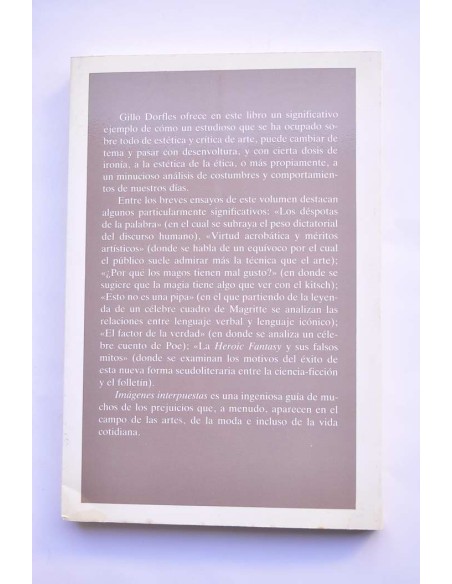 Imágenes interpuestas. De las costumbres al arte y viceversa