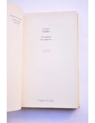 El espíritu de empresa