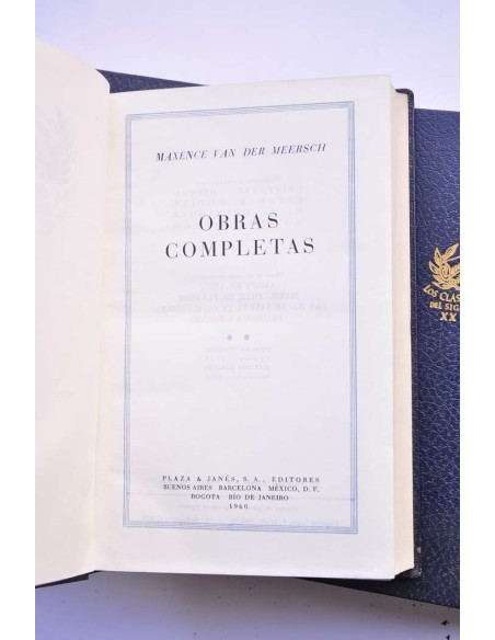 Obras completas de Maxence van Der Meersch