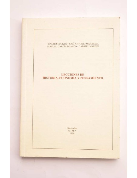 Lecciones de historia, economía y pensamiento