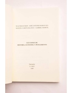 Lecciones de historia, economía y pensamiento 2