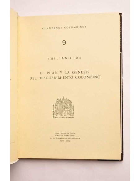 El plan y la genesis del descubrimiento colombino