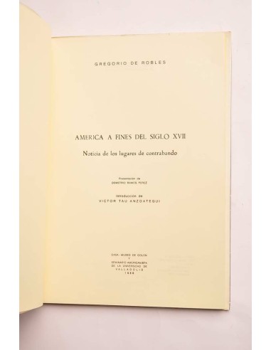 América a fines del siglo XVII. Noticia de los...