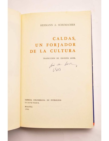 Caldas, un forjador de la cultura