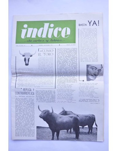 Índice de artes y letras. Año 10, nº 84,...