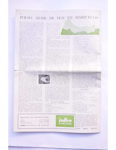 Índice de artes y letras. Año 10, nº 84, septiembre 1995