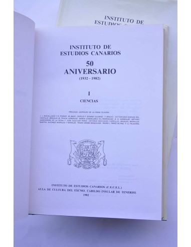 Insitituo de Estudios Canarios. 50 aniversario...
