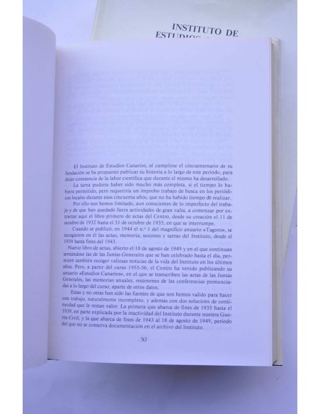 Insitituo de Estudios Canarios. 50 aniversario 1932 - 1982