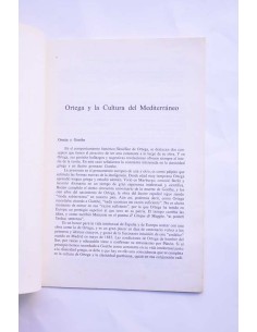 Ortega y la cultura del Mediterráneo 2