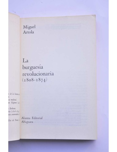 La burguesía revolucionaria (1808 - 1874)