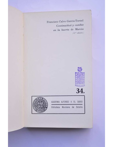 Continuidad y cambio en la Huerta de Murcia