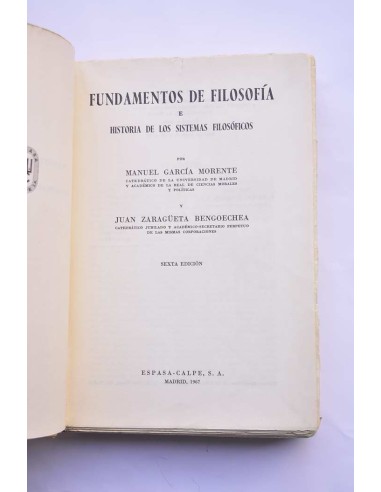 Fundamentos de filosofía e historia de los...