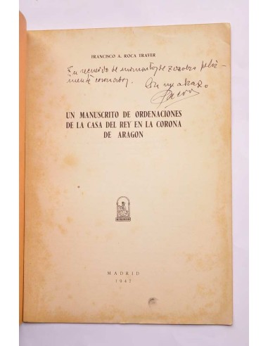 Un manuscrito de ordenaciones de la Casa del...