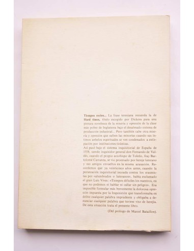 Tiempos recios. Inquisición y heterodoxias