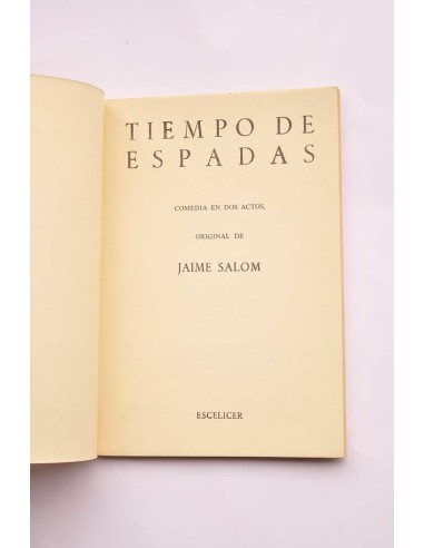 Tiempo de espadas