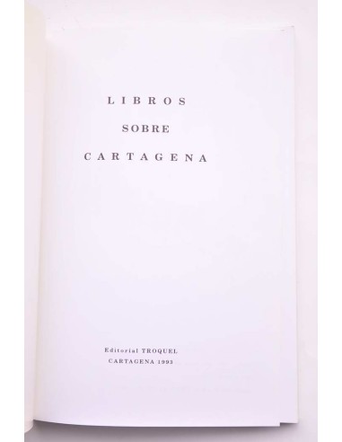 Libros sobre Cartagena