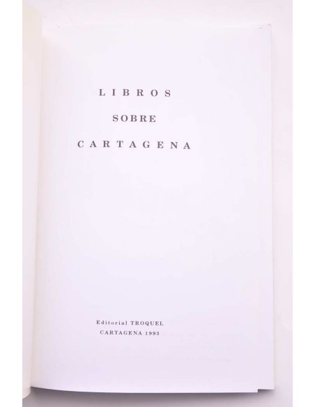 Libros sobre Cartagena