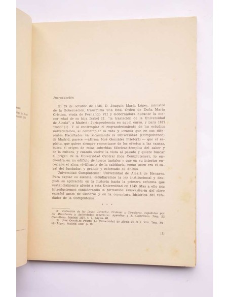 La Universidad Complutense según el Cardenal Cisneros (1508 - 1543)