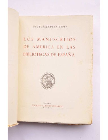 Los manuscritos de América en las bibliotecas...