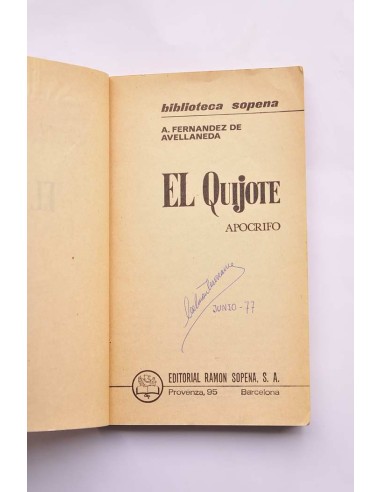 El Quijote apócrifo