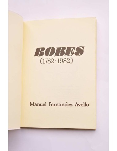 Bobes (1782 - 1982)