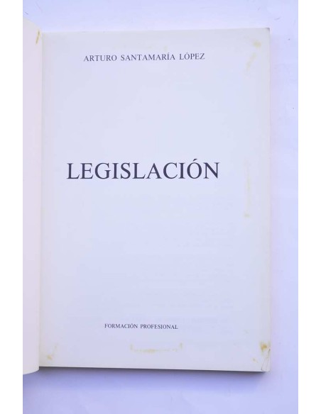 Legislación. Formación profesional