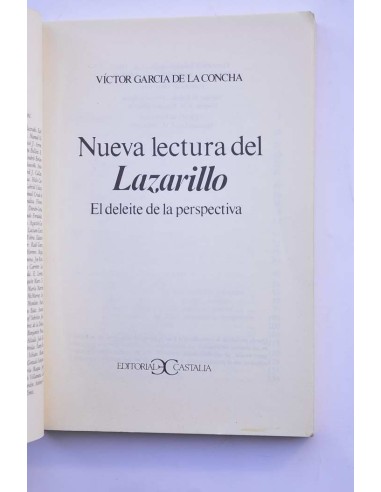 Nueva lectura del Lazarillo. El deleite de la...