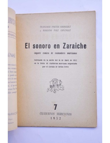 El sonoro en Zaraiche