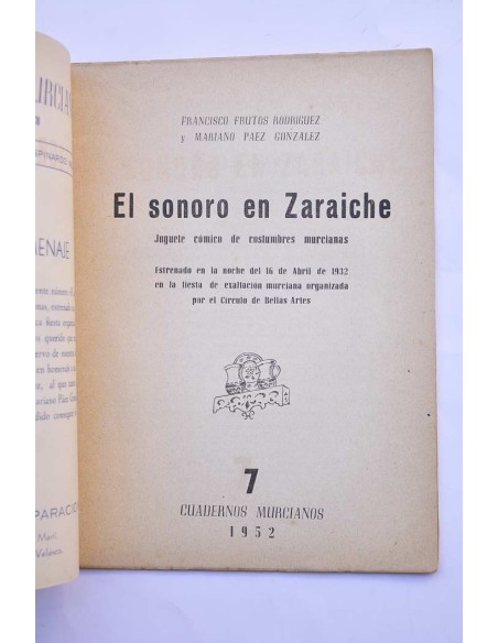 El sonoro en Zaraiche