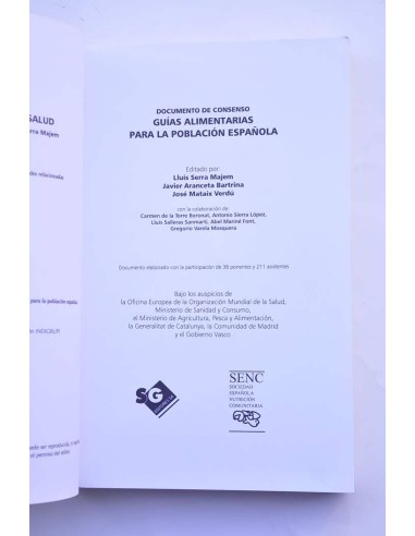Documento de Consenso. Guías alimentarias para...