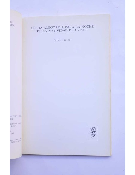 Lucha alegórica para la noche de la Natividad de Cristo