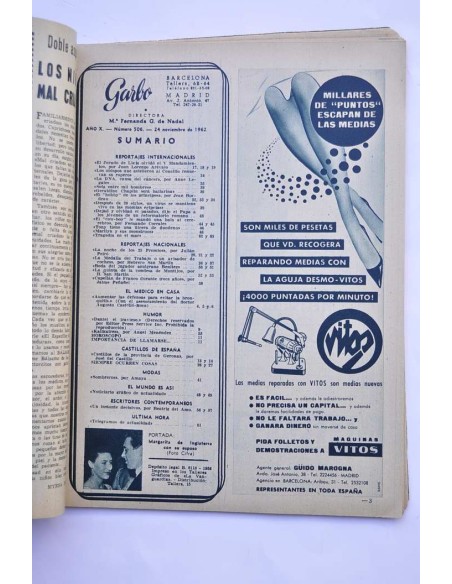 Garbo. Nº Año X., nº 506, 24 noviembre 1962