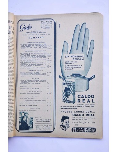 Garbo. Nº Año X., nº 509, 15 diciembre 1962