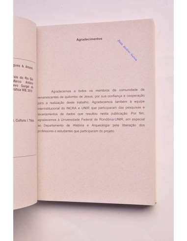 Quilombolas de Jesús. Vale do Rio Sâo Miguel do...