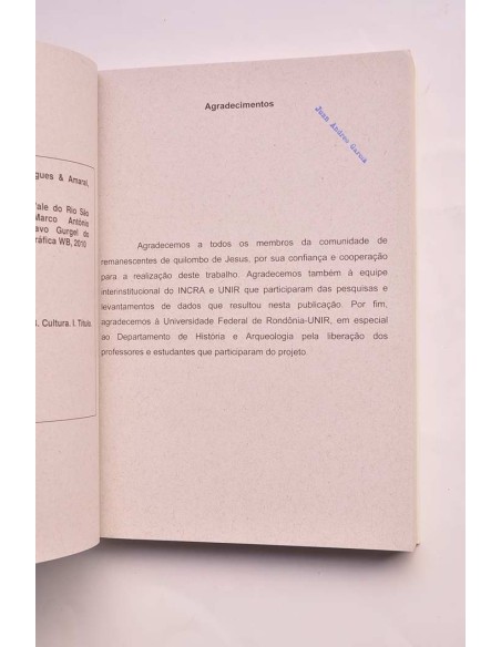 Quilombolas de Jesús. Vale do Rio Sâo Miguel do Guapore / Rondônia