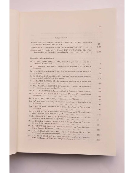 Los Dominicos y el Nuevo Mundo. Actas del I Congreso Internacional