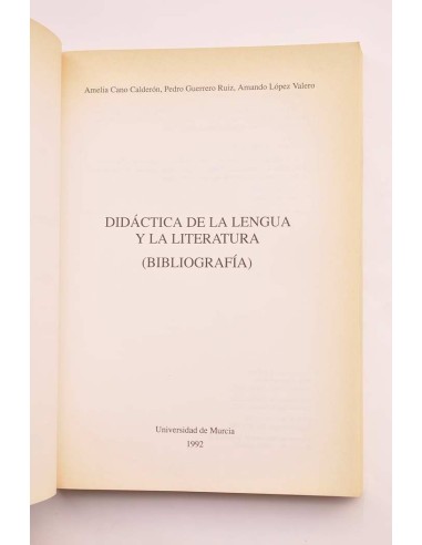 Didáctica de la lengua y la literatura...