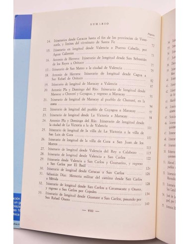 Relaciones topográficas de Venezuela 1815 - 1819